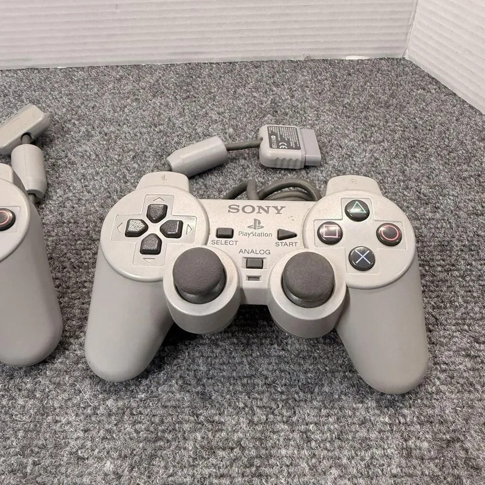 Sony PlayStation 1 PS1 Gray Wired Controller Lot SCPH-1080 SCPH-1200 OEM Gamepad